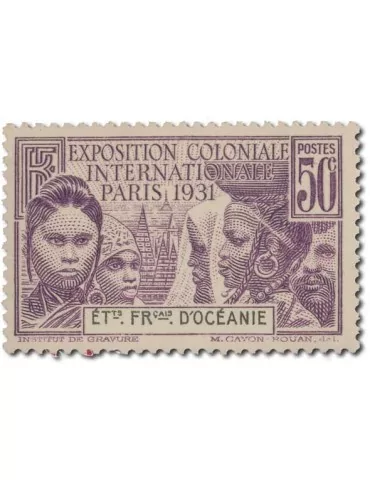 n° 80/83* - Timbre OCEANIE Poste 2