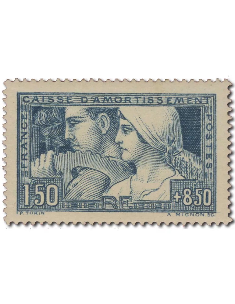 n° 252b* - Timbre FRANCE Poste