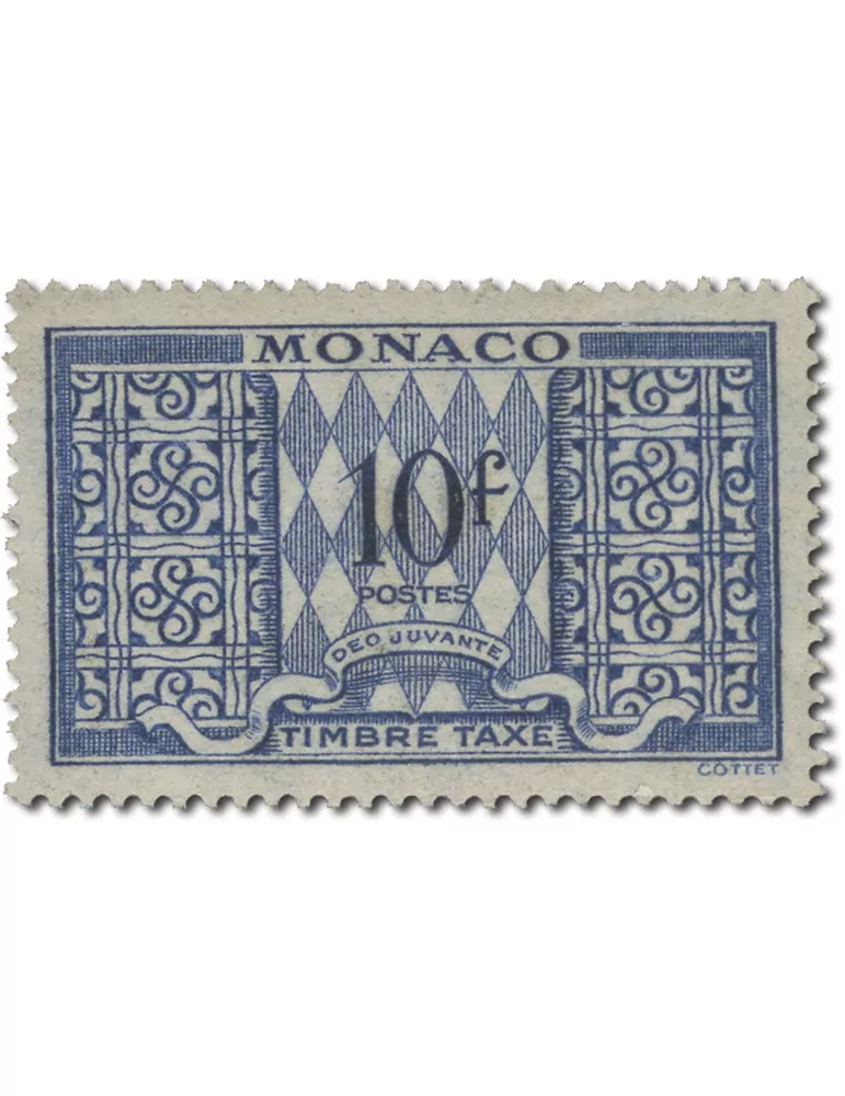 n° 29/39* - Timbre MONACO Taxe