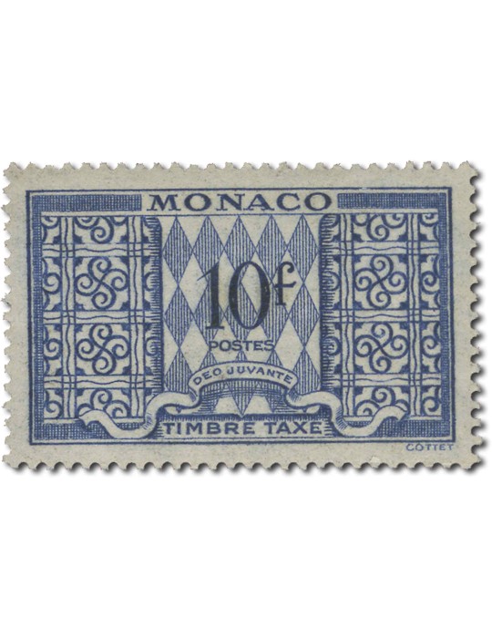 n° 29/39* - Timbre MONACO Taxe