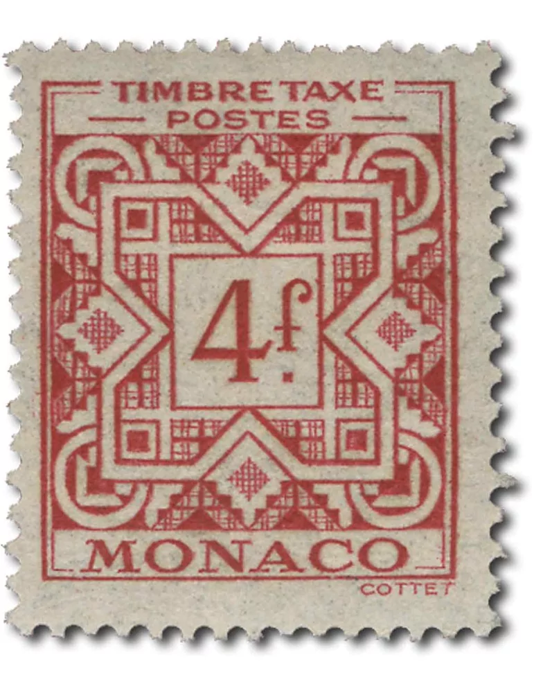 n° 29/39* - Timbre MONACO Taxe