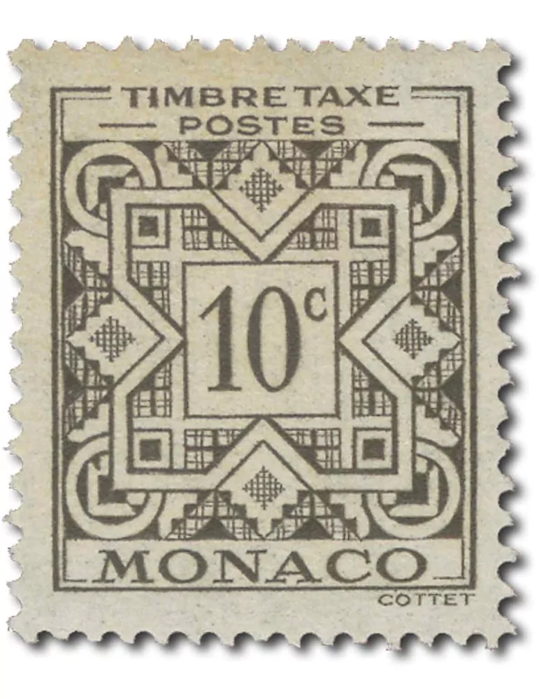 n° 29/39* - Timbre MONACO Taxe