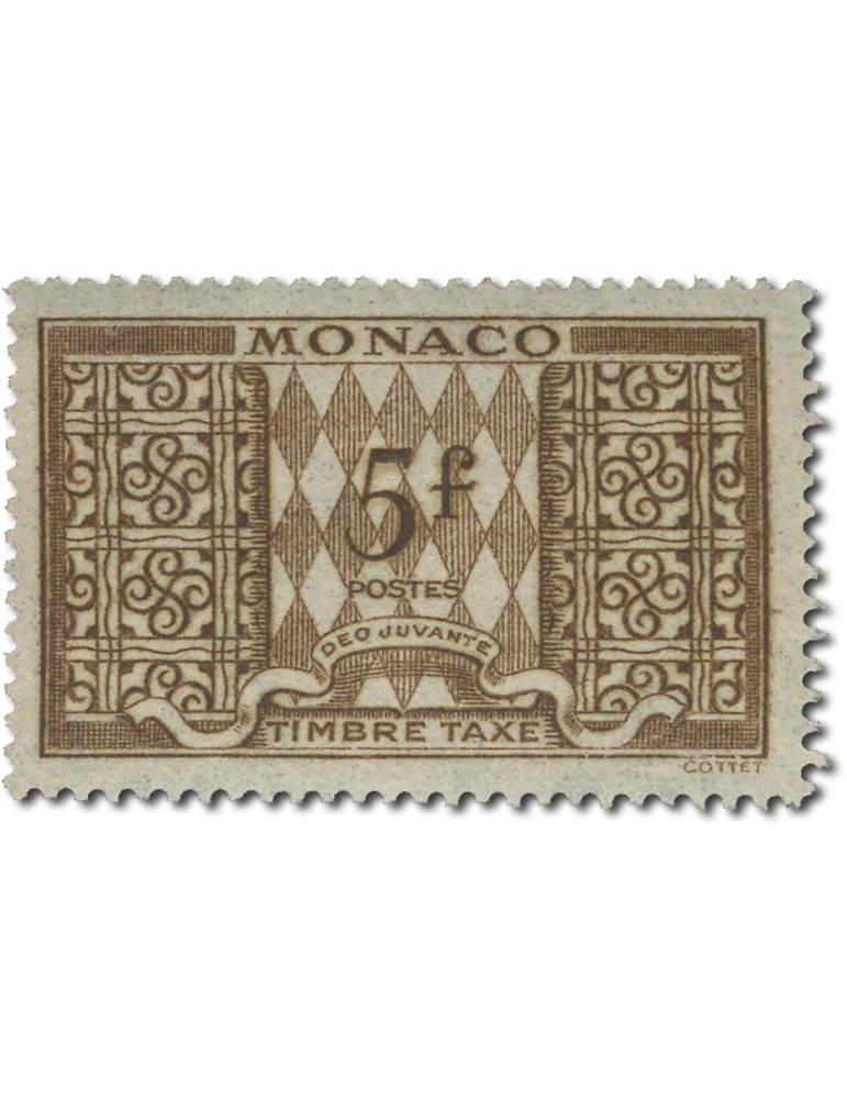 n° 29/39* - Timbre MONACO Taxe