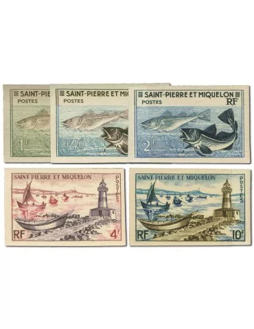 n° 353/357** ND - Timbre SAINT-PIERRE ET MIQUELON Poste
