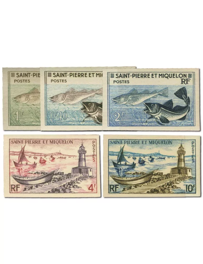 n° 353/357** ND - Timbre SAINT-PIERRE ET MIQUELON Poste