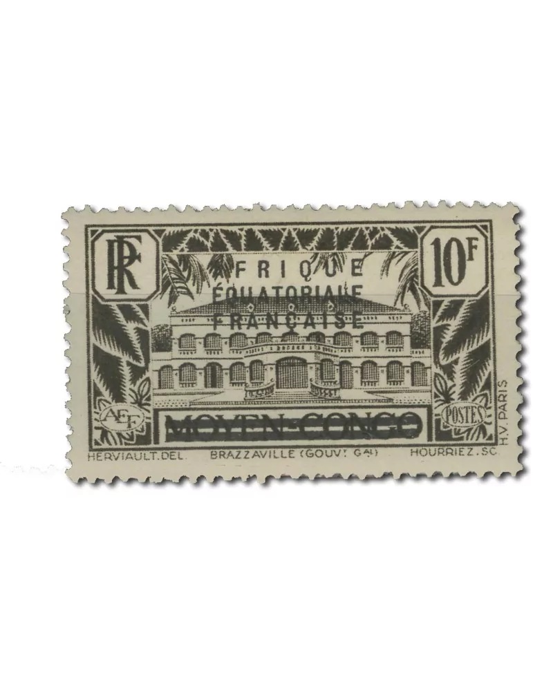 n° 1/16* - Timbre AEF Poste