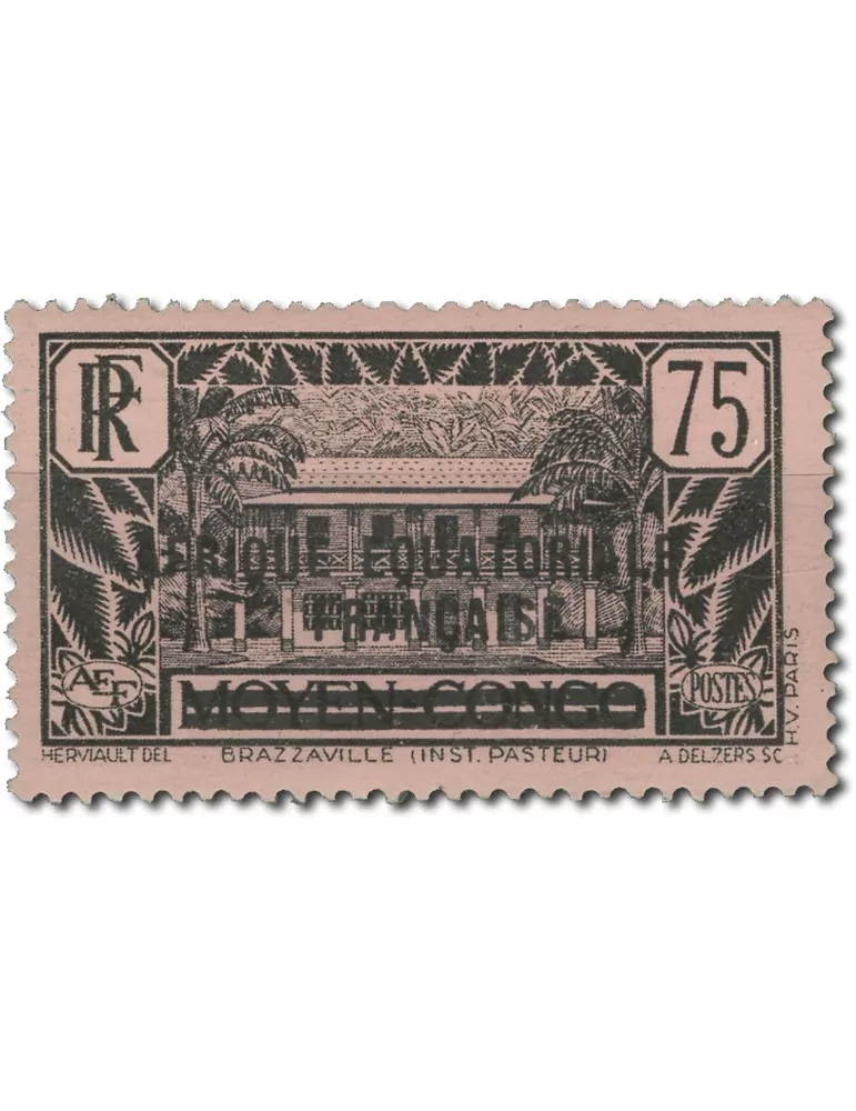 n° 1/16* - Timbre AEF Poste