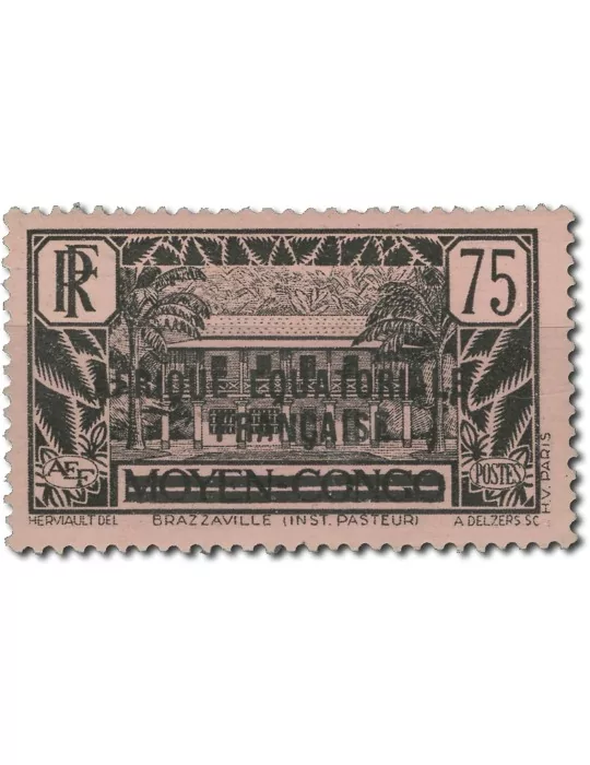 n° 1/16* - Timbre AEF Poste