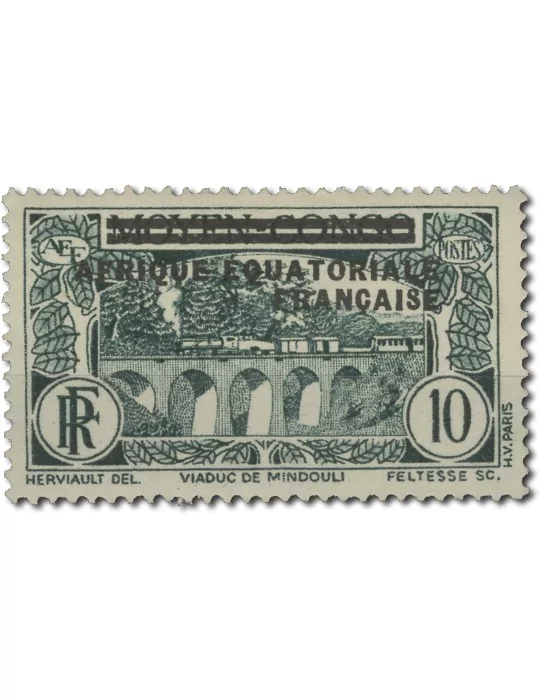 n° 1/16* - Timbre AEF Poste