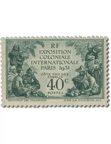 n° 137/140* - Timbre COTE DES SOMALIS Poste 2