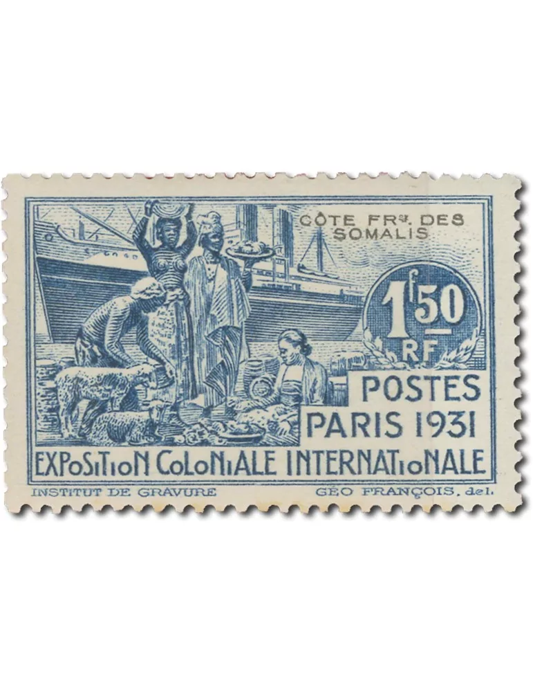 n° 137/140* - Timbre COTE DES SOMALIS Poste