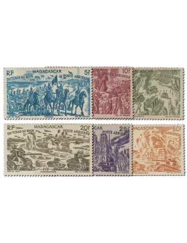 n° 66/71** - Timbre MADAGASCAR Poste Aerienne