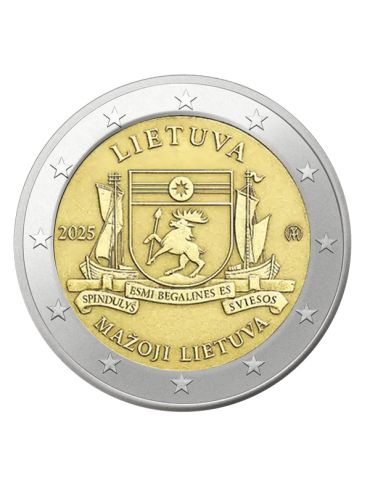 2 EURO COMMEMORATIVE 2025 : LITUANIE (Région historique de Mažoji)