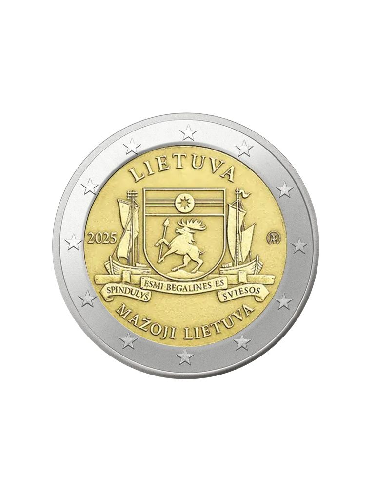 2 EURO COMMEMORATIVE 2025 : LITUANIE (Région historique de Mažoji)