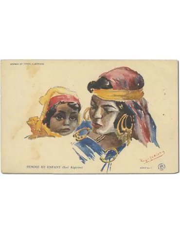 ALGERIE: CPA Scènes et types algériens 2