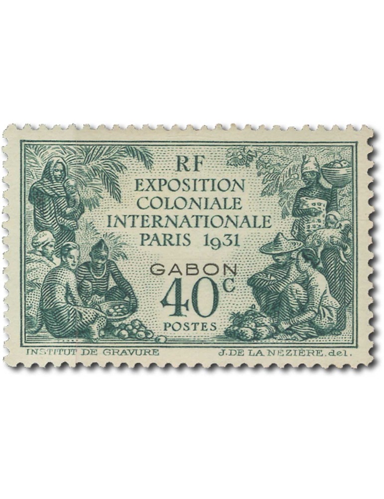 n° 121/124* - Timbre GABON Poste