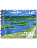 n° 1201 - Timbre LETTONIE Poste