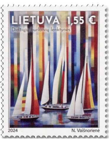 n° 1224 - Timbre LITUANIE Poste