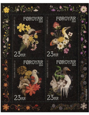 n° F1091 - Timbre ILE FEROE Poste
