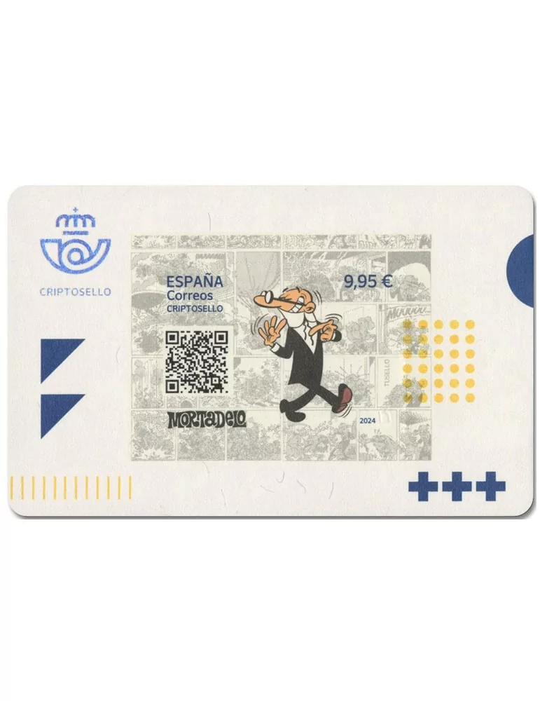 n° 1 - Timbre ESPAGNE Timbres Crypto