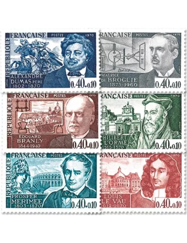 n° 1623/1628 - Timbre France Poste