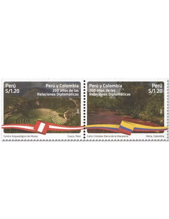 n° 2256/2257 - Timbre PEROU Poste (OK)