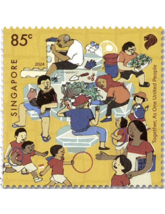 n° 2636/2639 - Timbre SINGAPOUR Poste