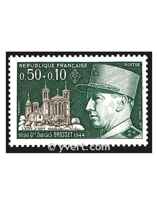 n° 1668 - Timbre France Poste