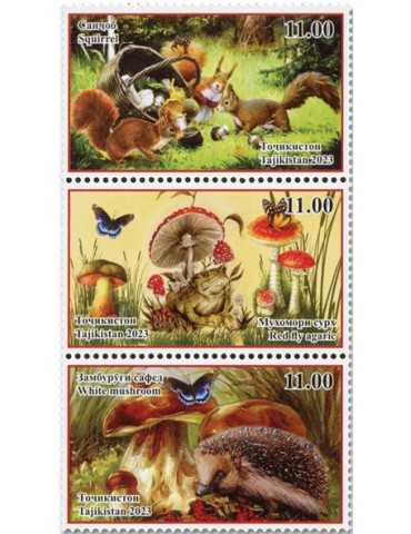 n° 829/831 - Timbre TADJIKISTAN Poste