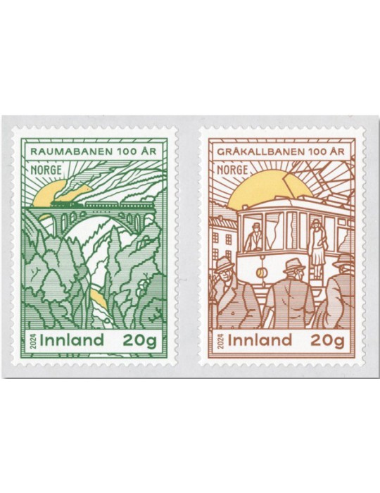 n° 2077/2078 - Timbre NORVEGE Poste