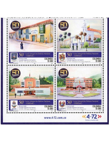n° 2664/2667 - Timbre COLOMBIE Poste