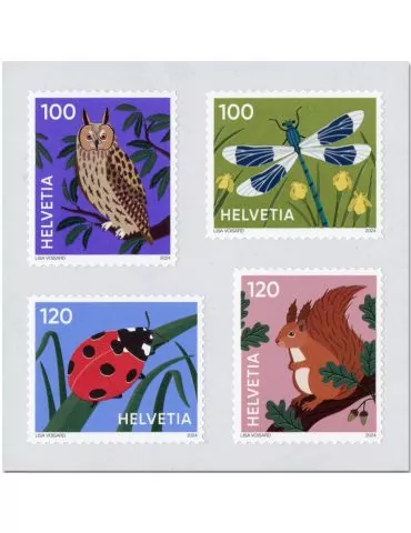 n° 2851/2854 - Timbre SUISSE Poste