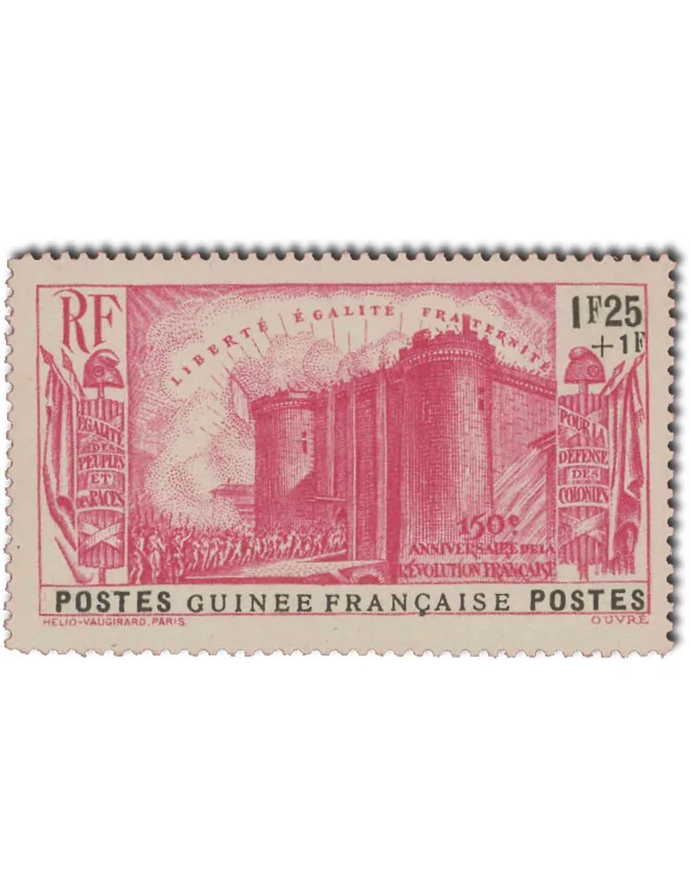 n° 153/157** - Timbre GUINEE Poste