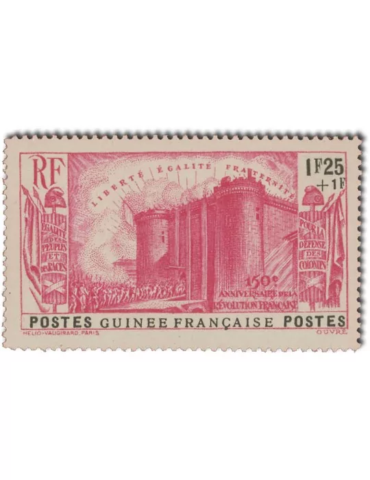 n° 153/157** - Timbre GUINEE Poste