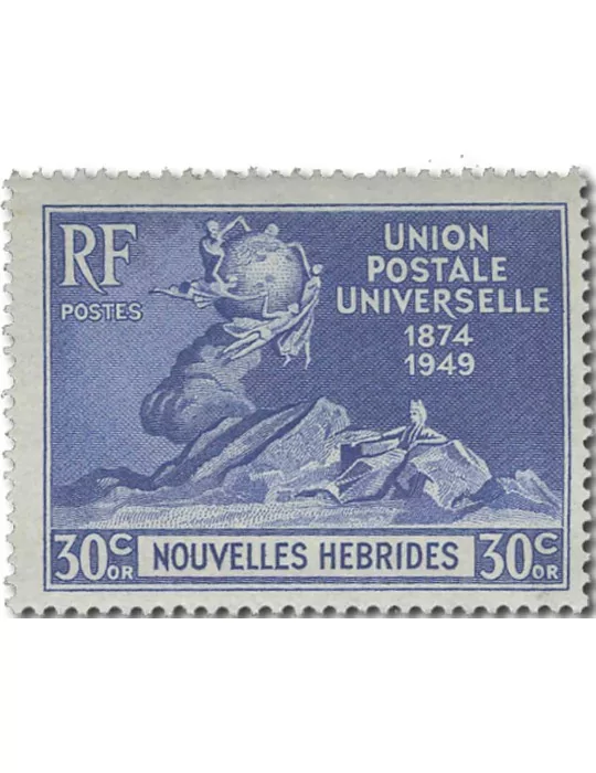 n° 136/139** - Timbre NOUVELLES HEBRIDES Poste