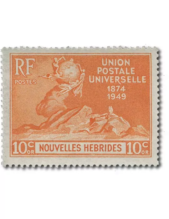 n° 136/139** - Timbre NOUVELLES HEBRIDES Poste