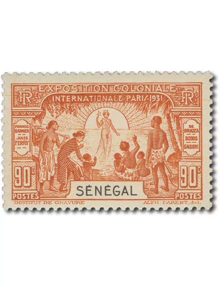n° 110/113* - Timbre SENEGAL Poste