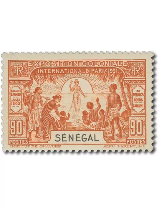 n° 110/113* - Timbre SENEGAL Poste