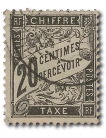 n° 17 obl. - Timbre FRANCE Taxe