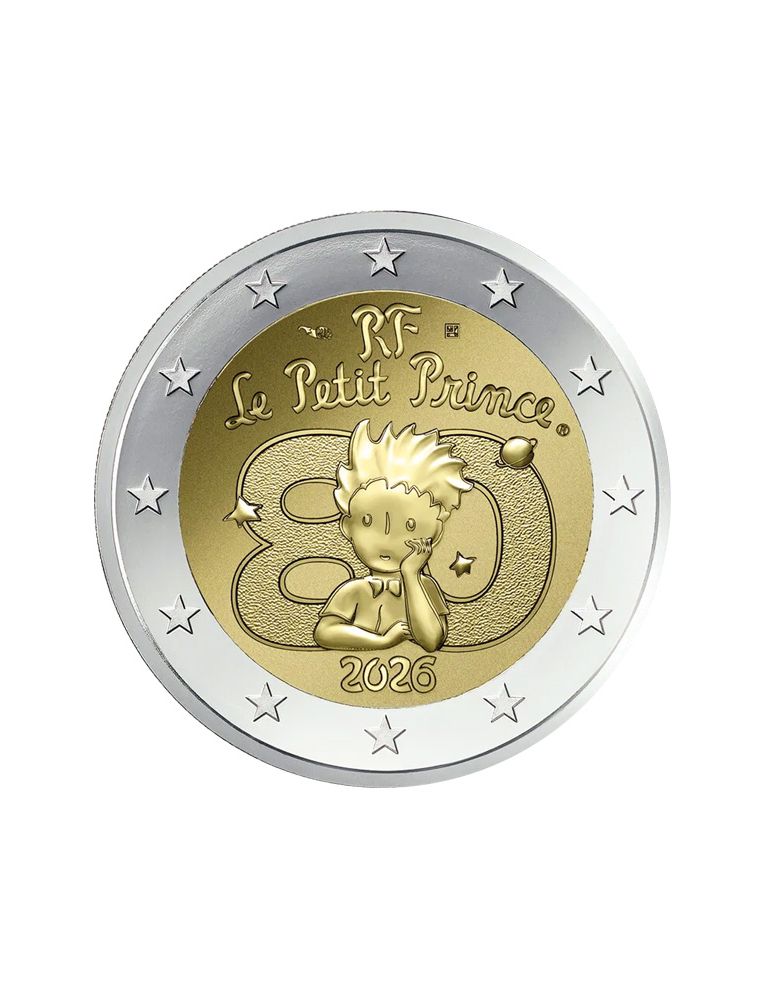BU : 2 EURO COMMEMORATIVE 2026 COINCARD : FRANCE (Le Livre)
