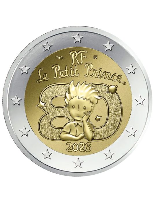 BU : 2 EURO COMMEMORATIVE 2026 COINCARD : FRANCE (Le Livre)