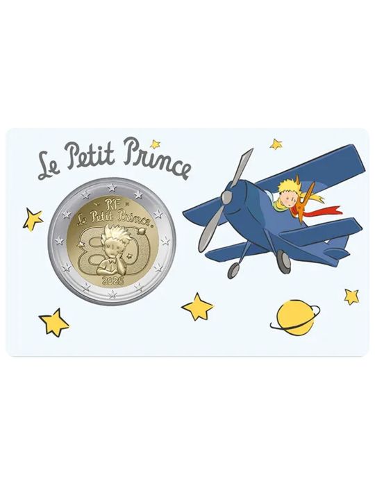 BU : 2 EURO COMMEMORATIVE 2026 COINCARD : FRANCE (L’Avion)