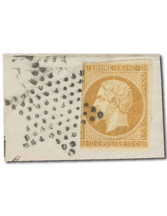 n° 13A obl. sur fragment - Timbre FRANCE Poste