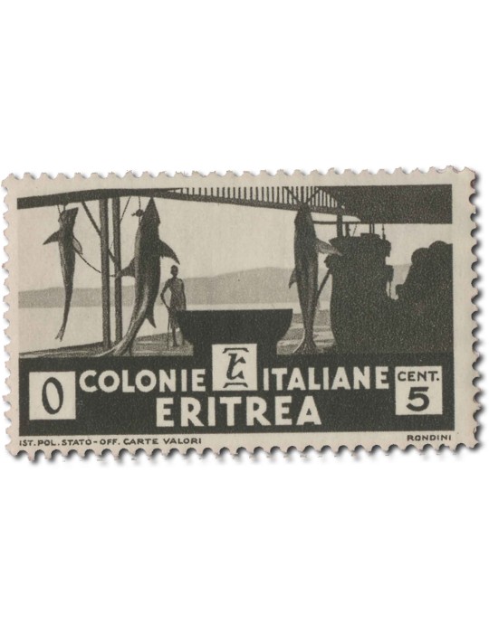 n° 195/204* - Timbre ERYTHREE Poste
