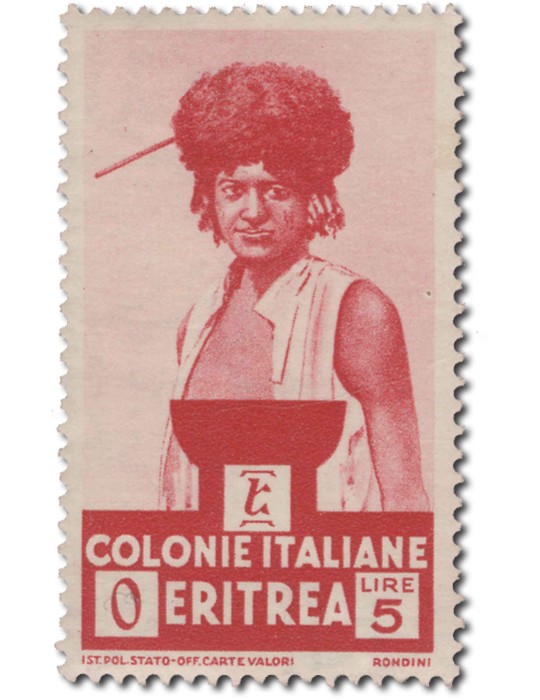 n° 195/204* - Timbre ERYTHREE Poste