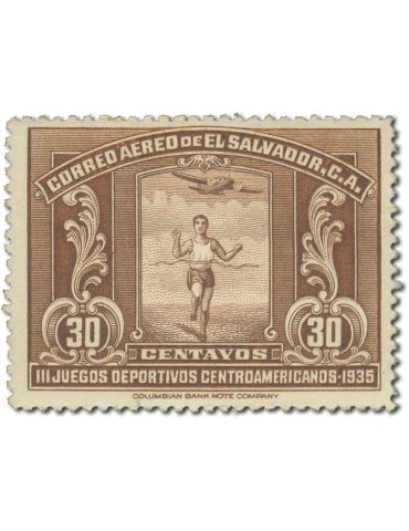 n° 31/35 - Timbre SALVADOR Poste Aerienne 2