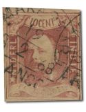 n° 1 obl. - Timbre INDE NEERLANDAISE Poste