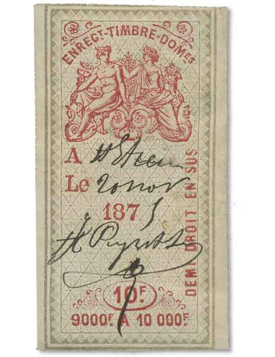 n° 183/197 obl. - Timbre FRANCE Fiscaux