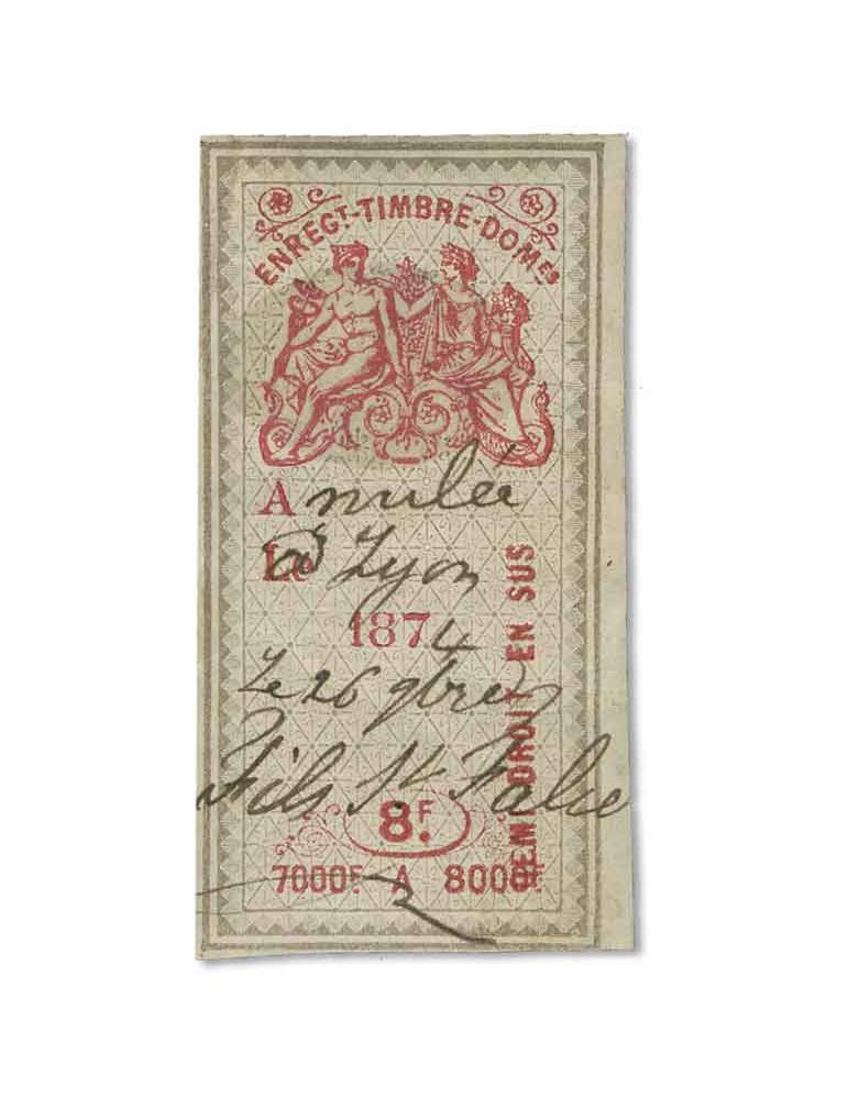n° 183/197 obl. - Timbre FRANCE Fiscaux