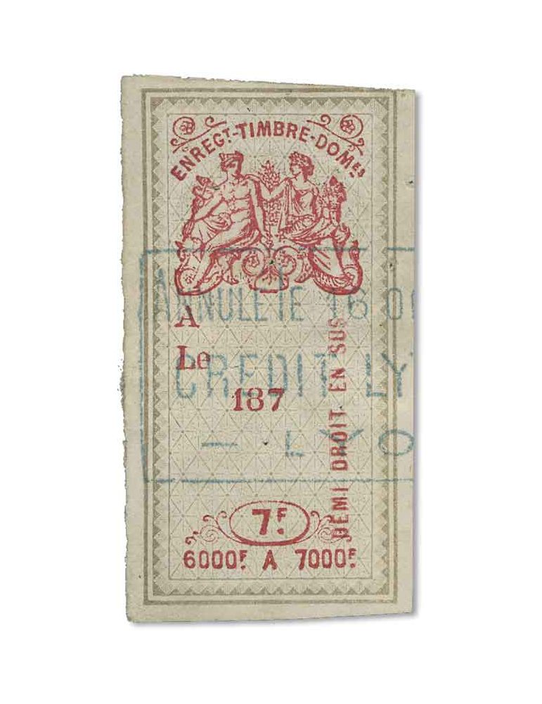 n° 183/197 obl. - Timbre FRANCE Fiscaux